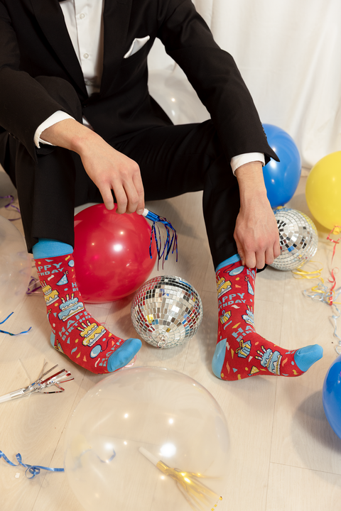 Happy Birthday Socks- For Him