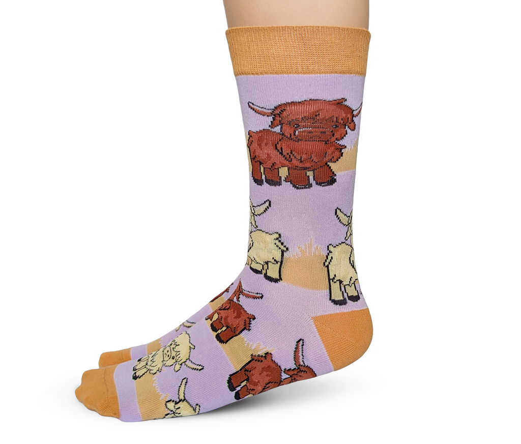 Highland Cow Socks - For Her