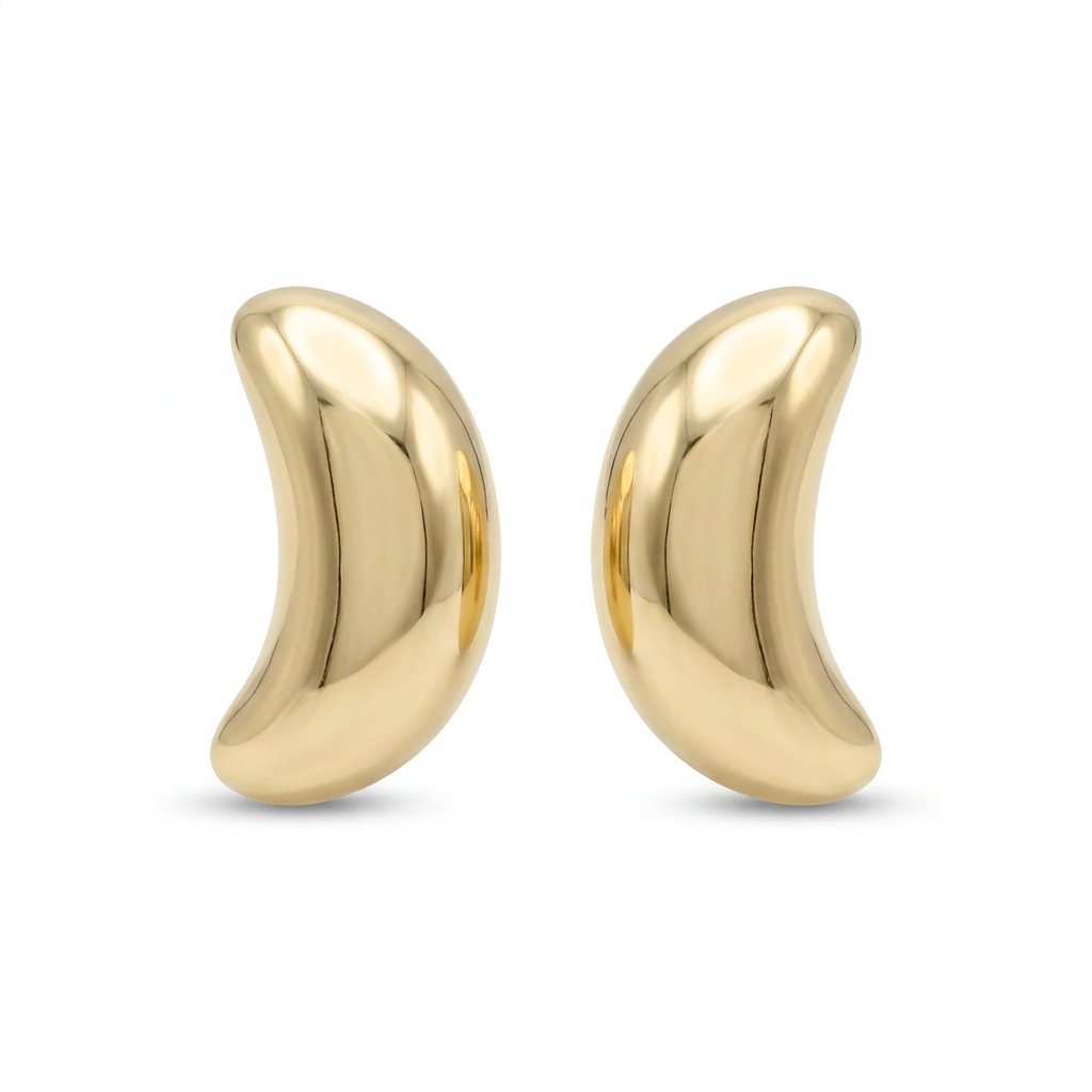 Gold Filled Bubble Stud Earrings