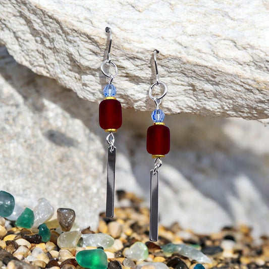 Jelly Bling Row Earrings