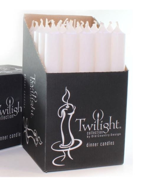 Twilight Taper White Candle