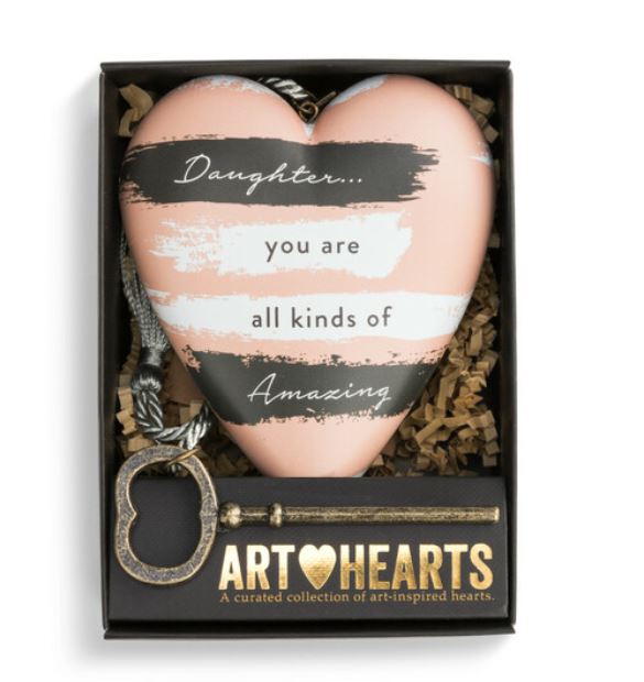 Art Heart Amazing Daughter