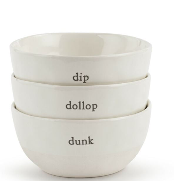 Dollop Dipping Bowls Set (3)