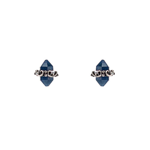 Kebaikan Wrap on Blue Sapphire Earrings