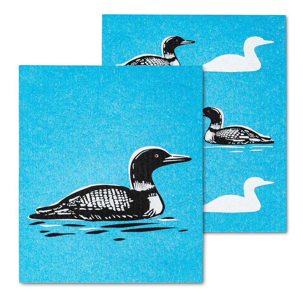 Loon Dishcloths set/2