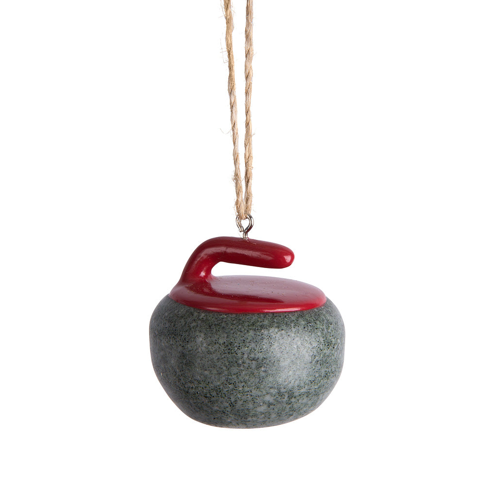 Curling Rock Ornament