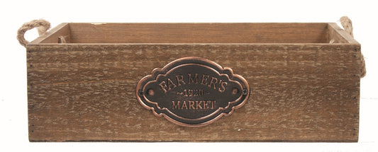Farmers Market Wooden Box