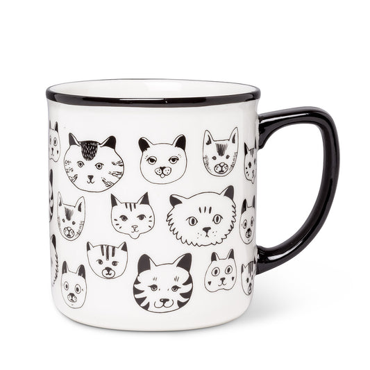 Simple Cat Faces Mug