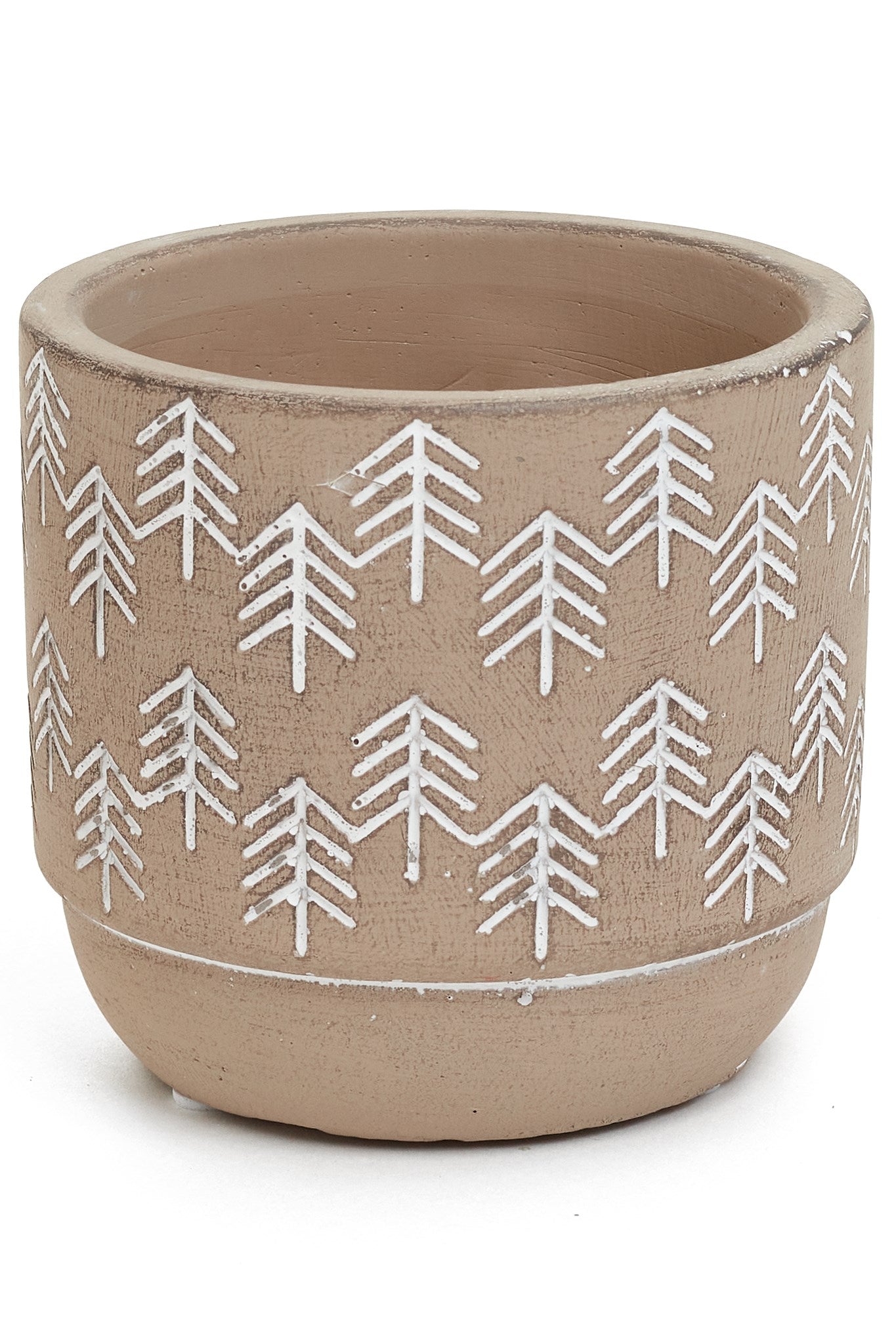 Planter with Pine Design Large