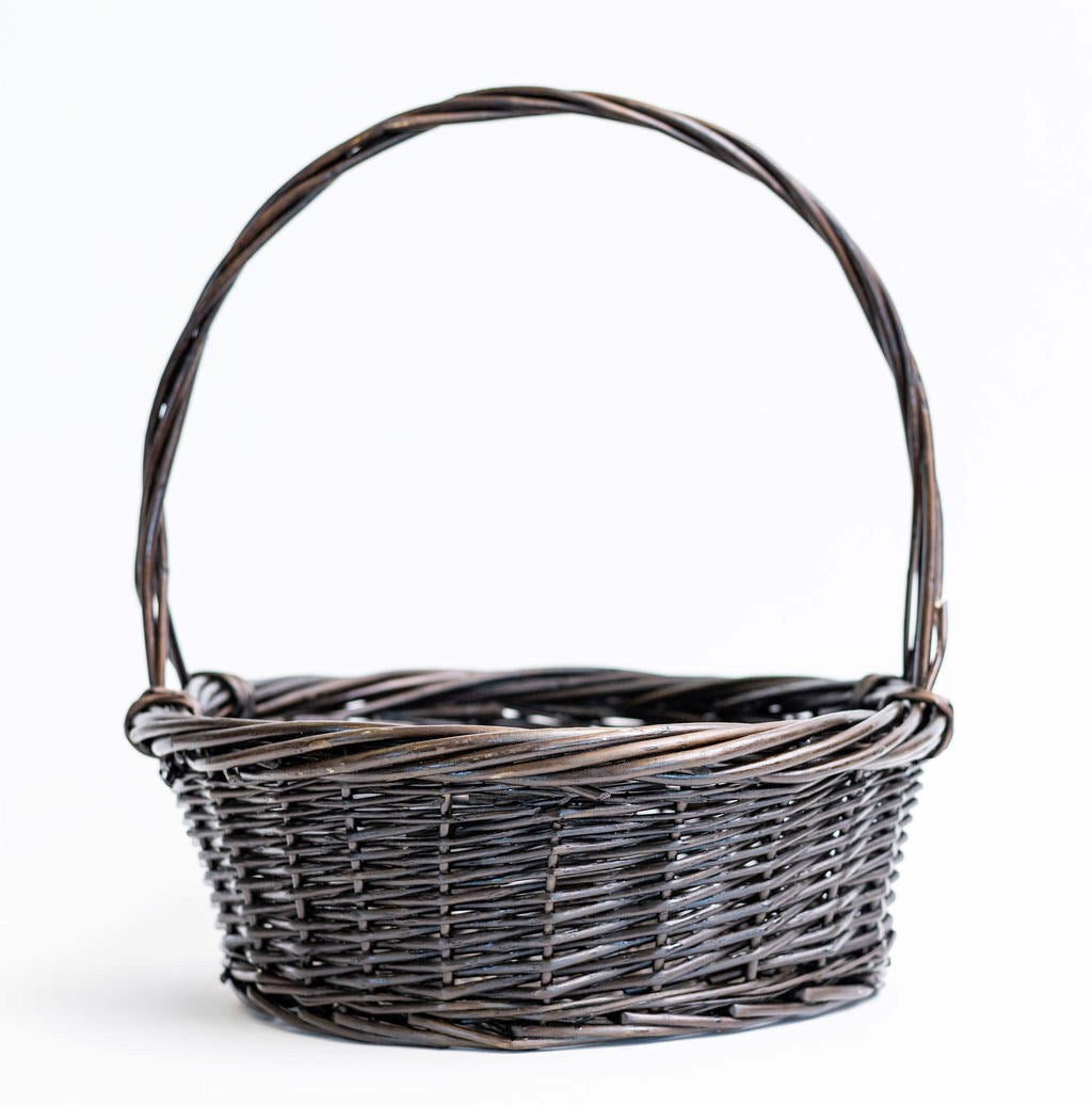 Basket Round Blk medium