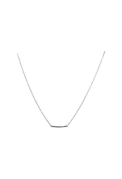 Curved Mini Bar Necklace