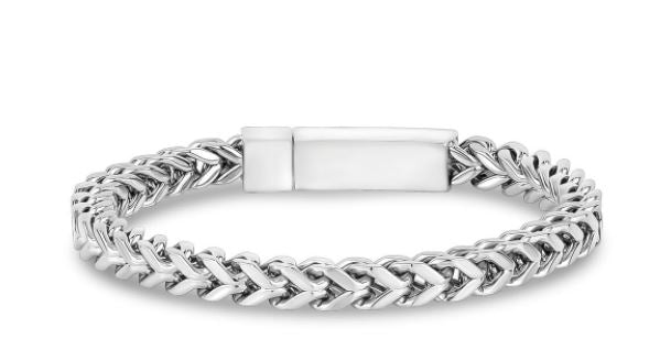 Steel Franco Link Bracelet