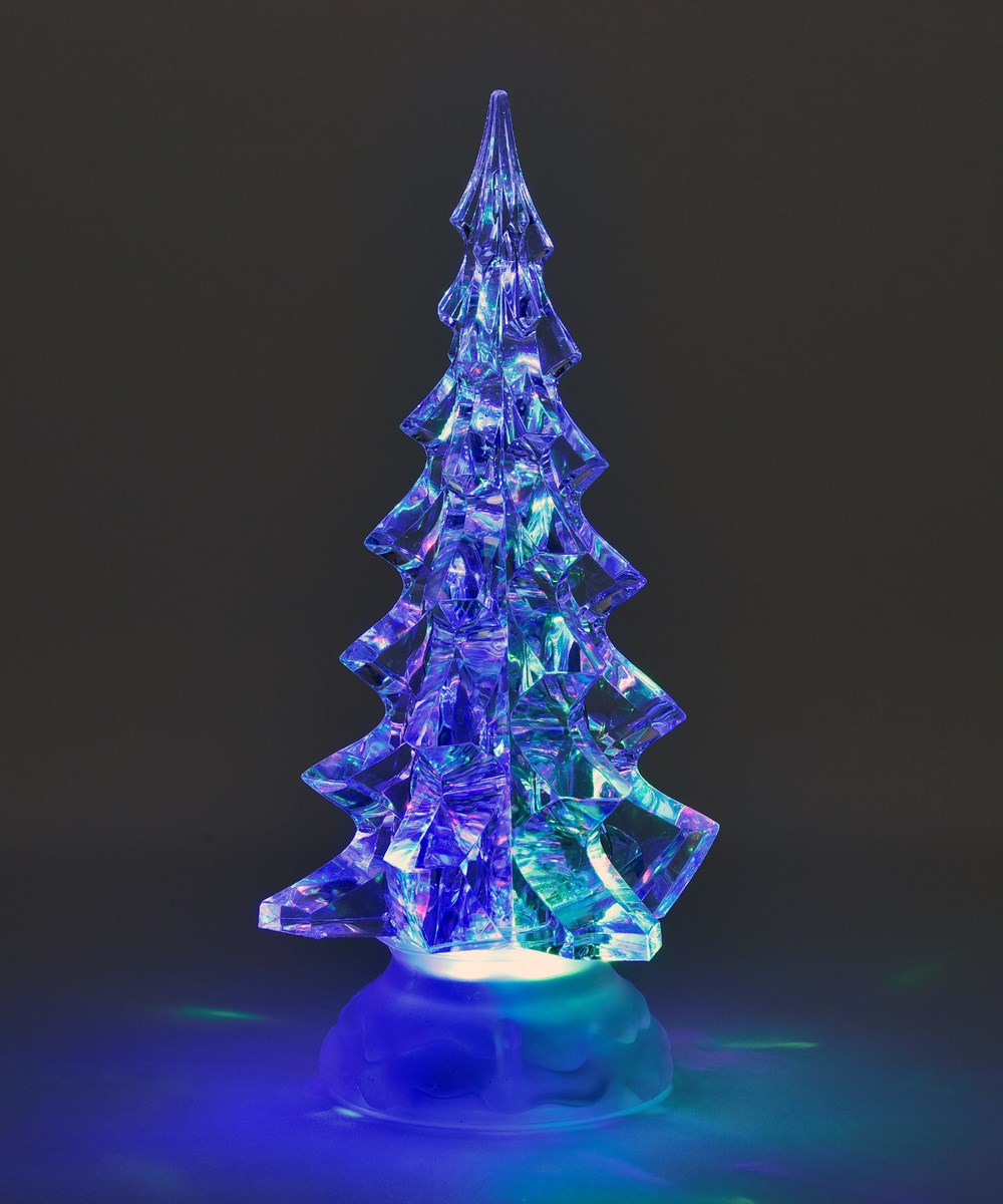 Acrylic LED Xmas Tree Water Lantern