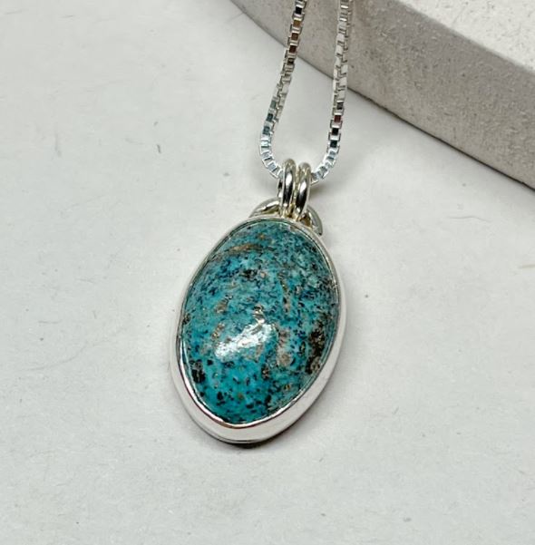 Afghan Turquoise Silver Necklace