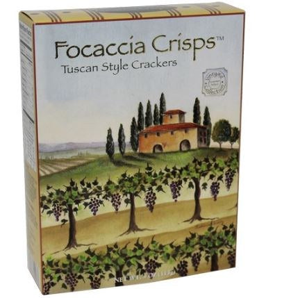 Focaccia Crisps Tuscan Style
