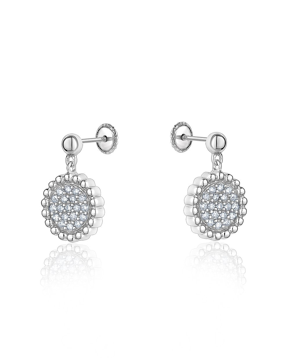 Small Drop Earrings with Cubic Zirconia