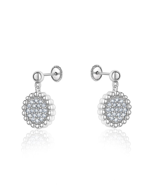 Small Drop Earrings with Cubic Zirconia