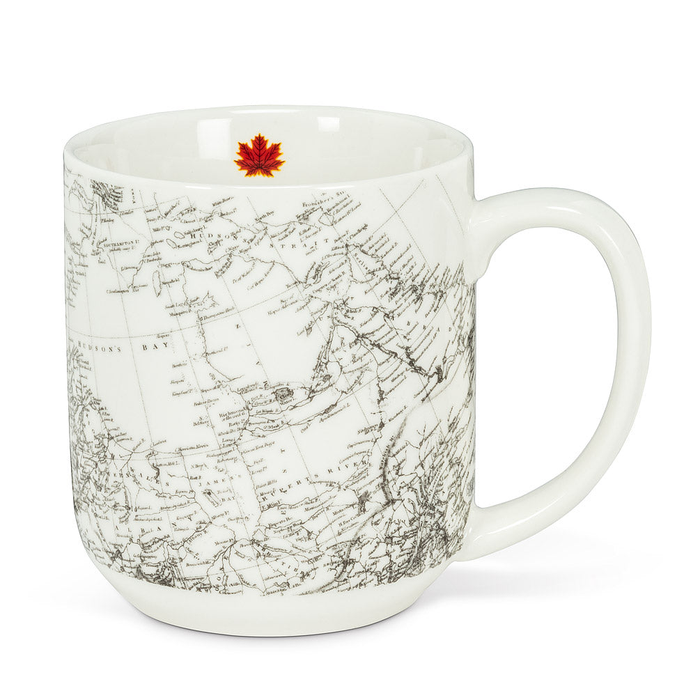 Canada Map and Curling House Mug
