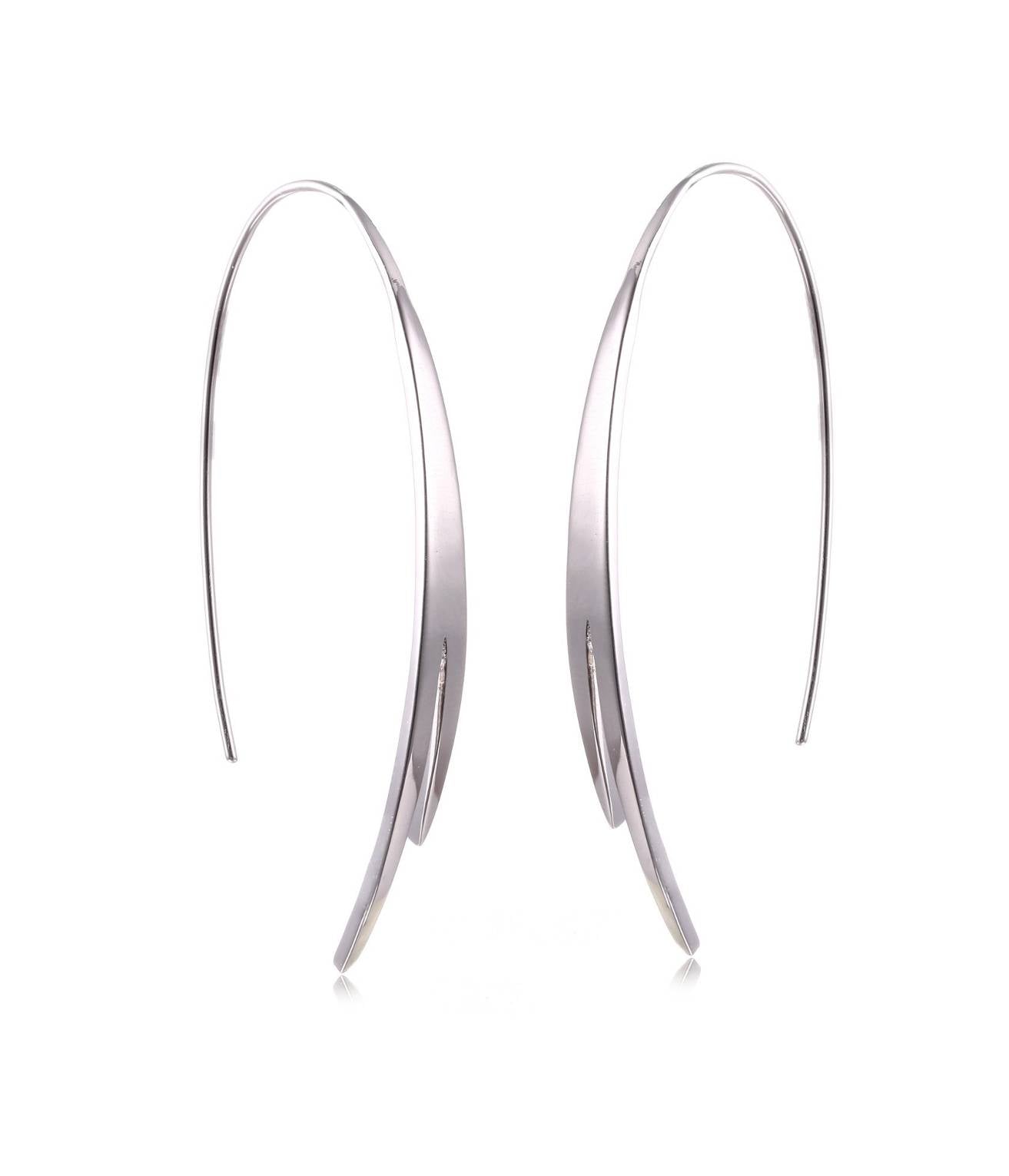 Mercury Silver Earrings