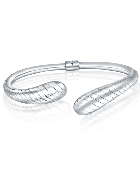 Striped Open Bangle