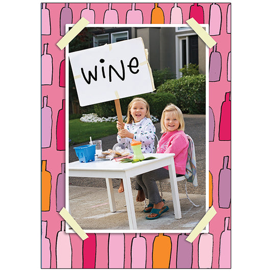 Wine Stand - Birthday Card