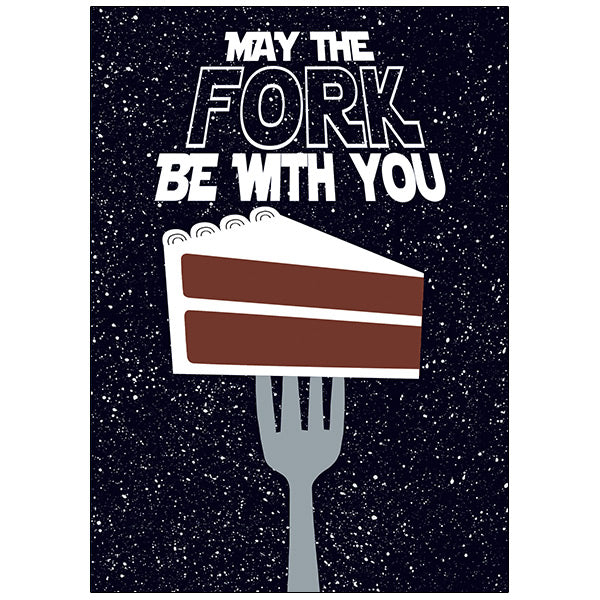 Fork Be With U - Birthday Card