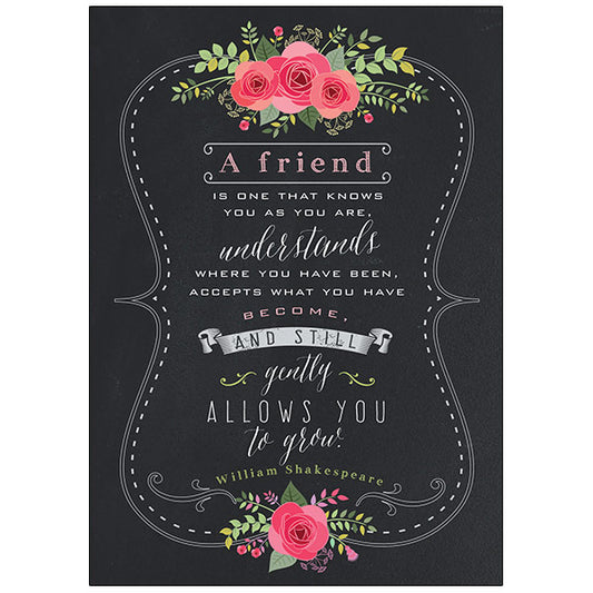 Shakespeare Quote - Friendship Card
