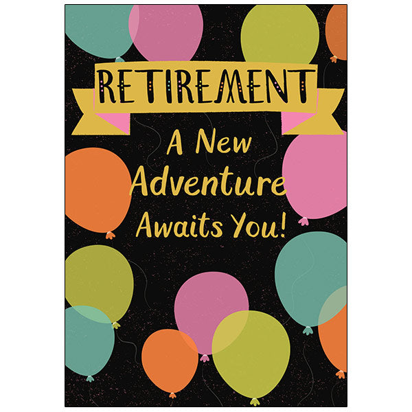 A New Adventure -- Retirement Card