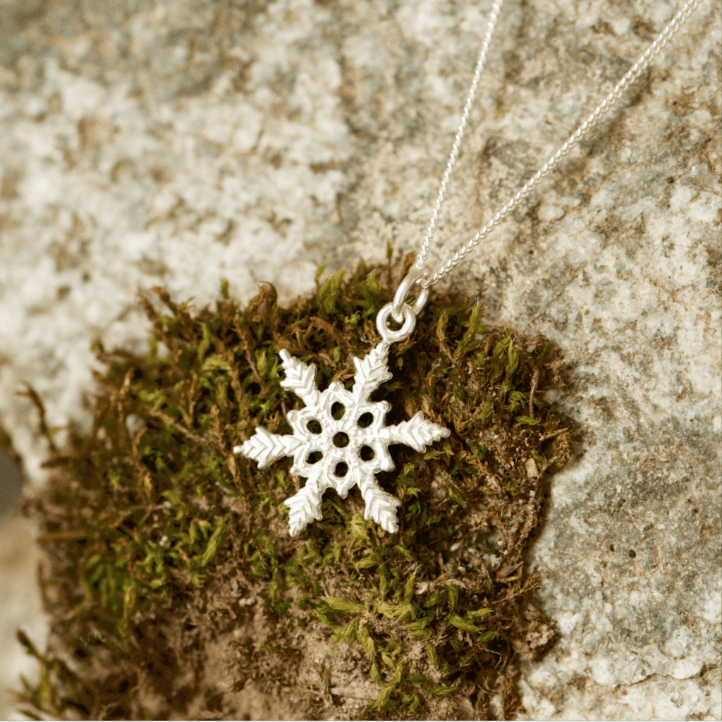 Tiny Snowflake Pendant