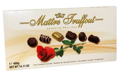 Maitre Truffout Assorted Pralines Rose Large Box
