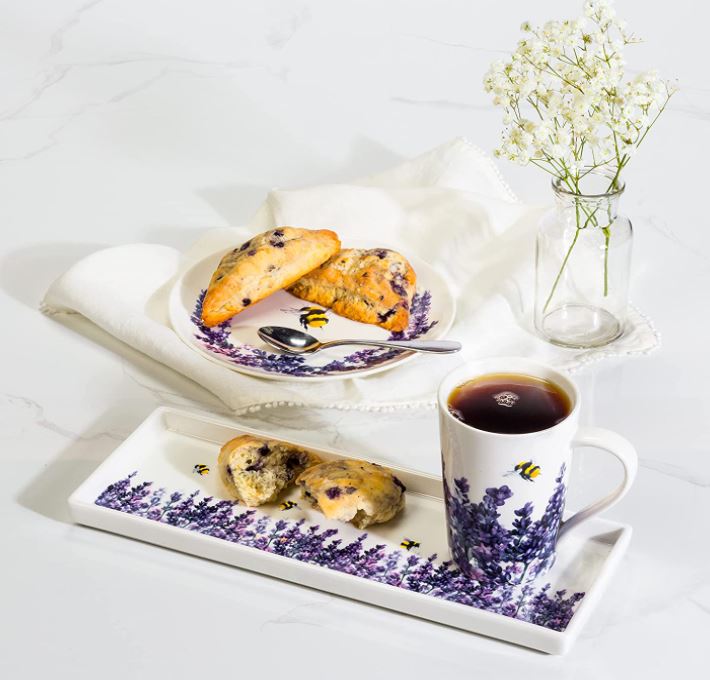 Provence, Lavender Cake Plate