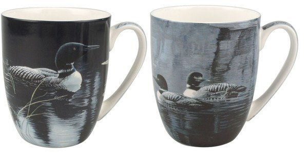 Bateman Loons Mug Pair