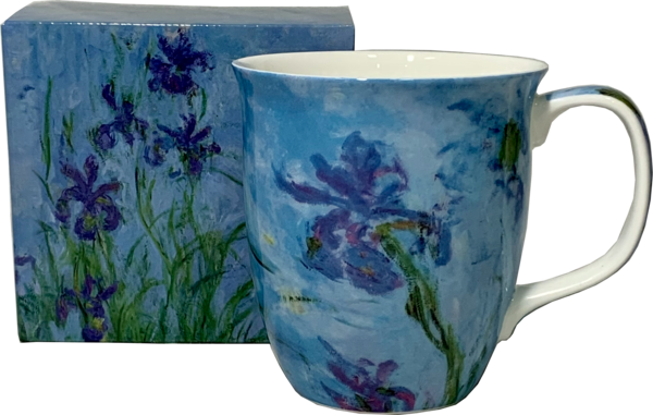 Monet Lilac Irises Mug