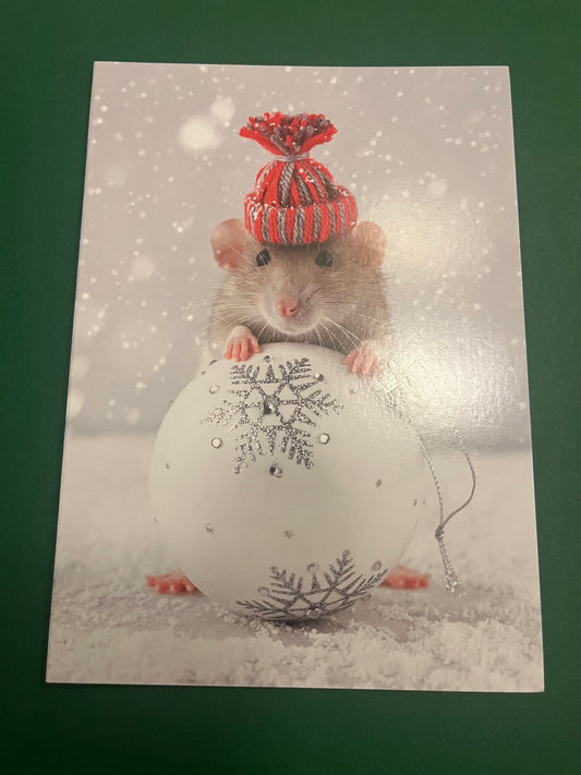 Merry Christmouse Greeting Card