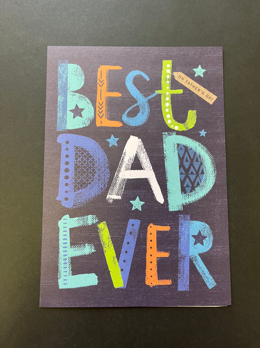 Best Dad - Father's Day Card