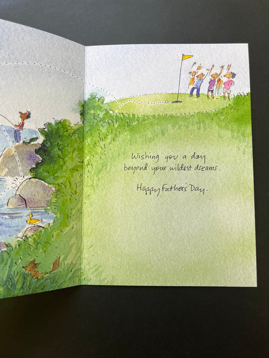 One Lucky Shot - Father's Day Card