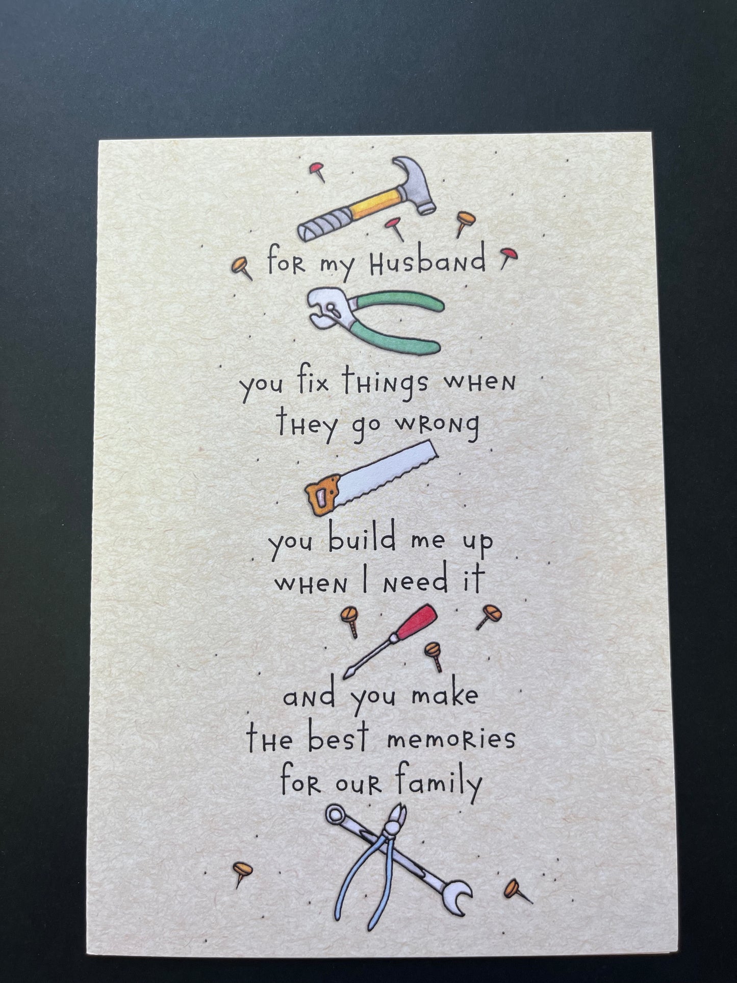 For My Husband - Father's Day Card