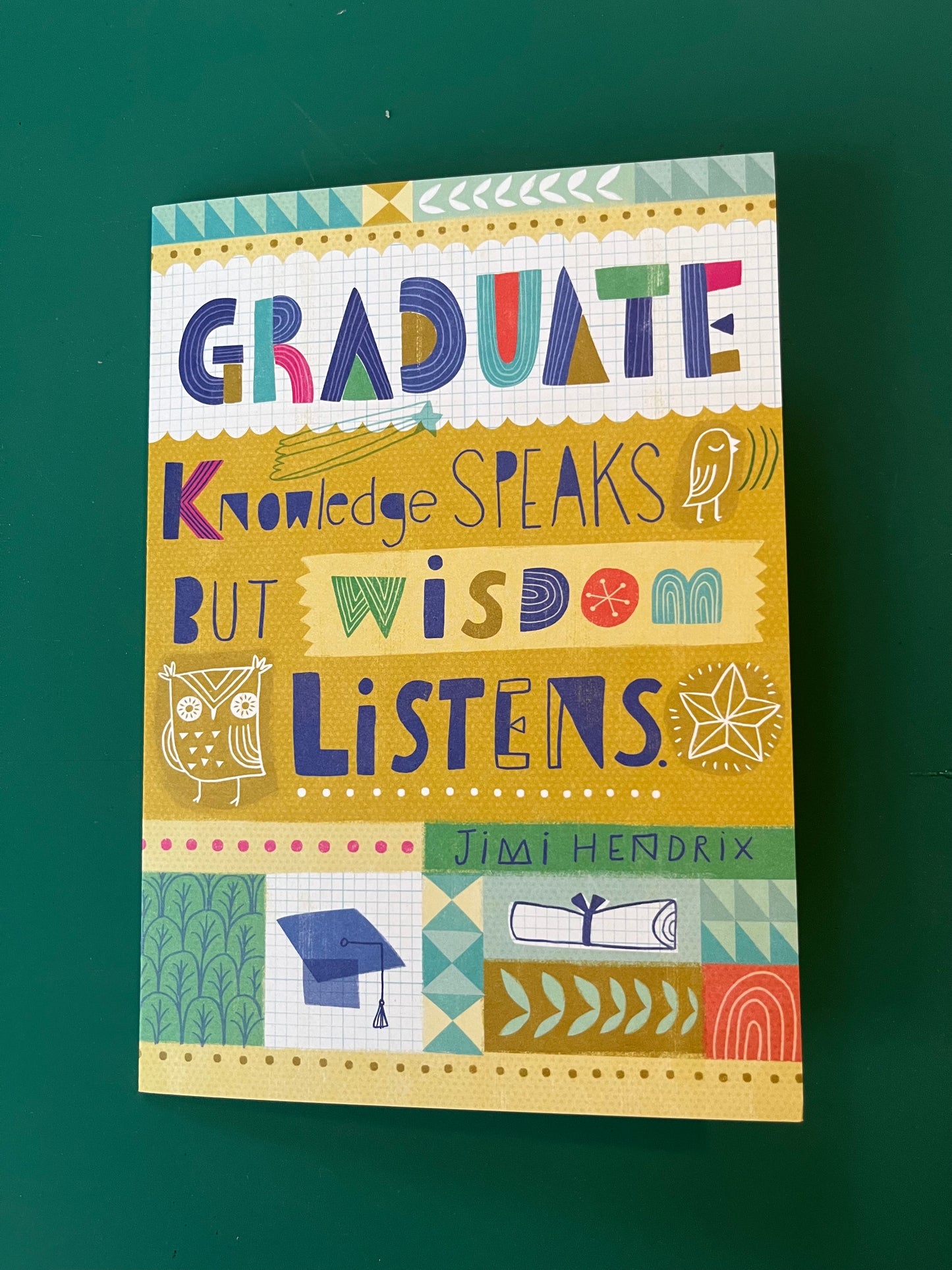 Knowledge Speaks - Graduation Card