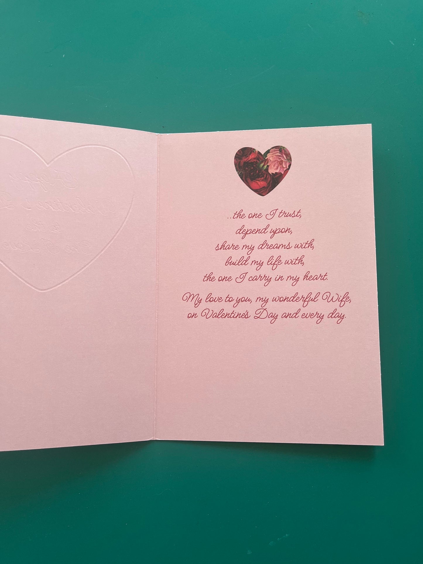 Romantic Roses Valentine's Greeting Card