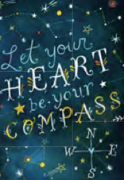 Heart be your Compass - Graduation Card