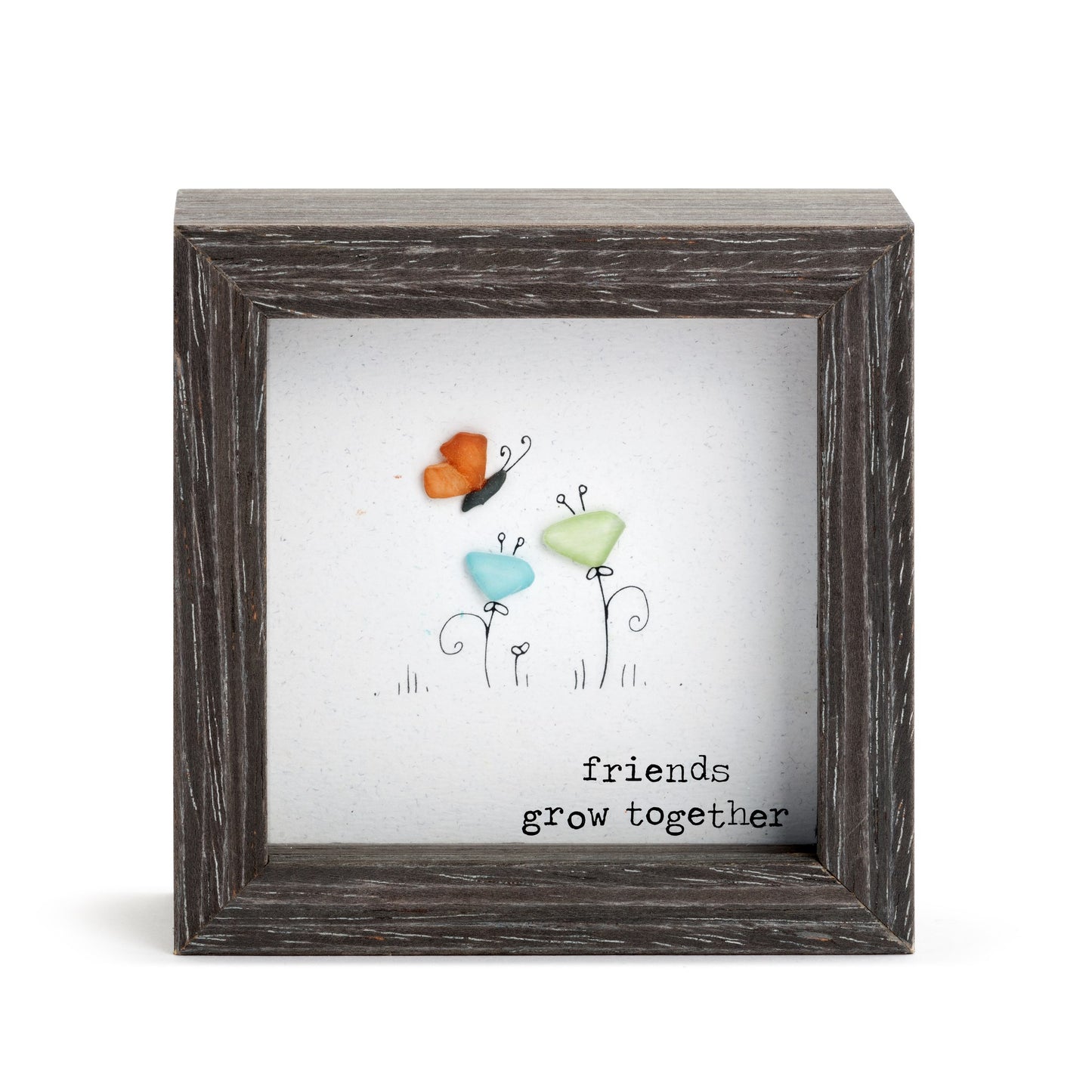 Friends Grow Together Shadow Box