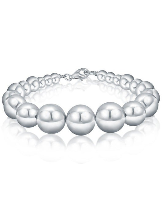 Silver Pearl Style Bracelet