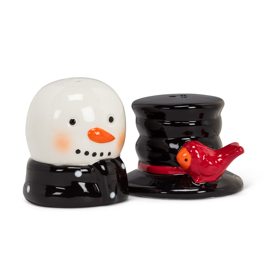 Snowman Cardinal S&P Shaker Set