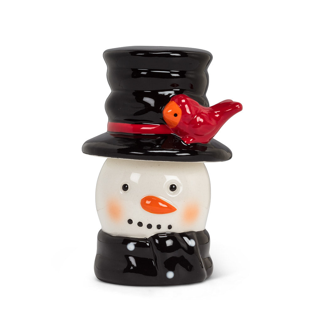 Snowman and Cardinal S&P Shaker Set