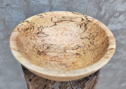 Spalted Sugar Maple Bowl SM02