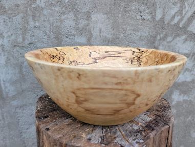 Spalted Sugar Maple Bowl SM02