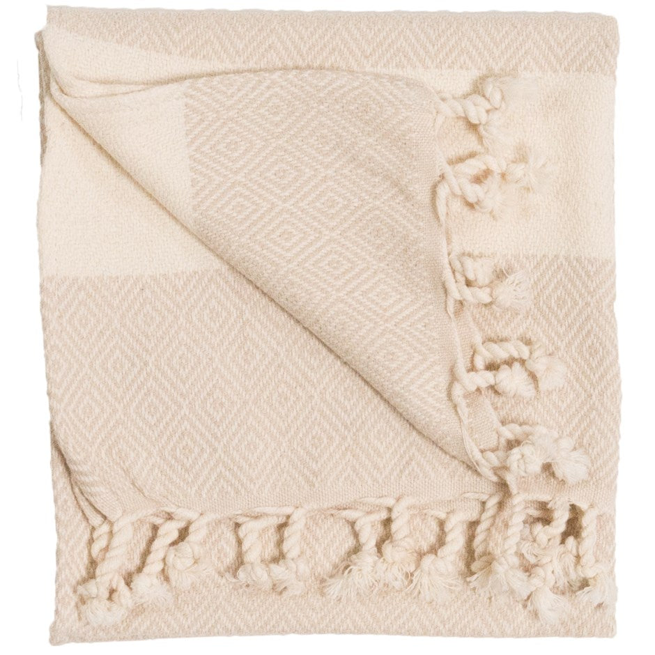 Turkish Hand Towel Diamond - Cream