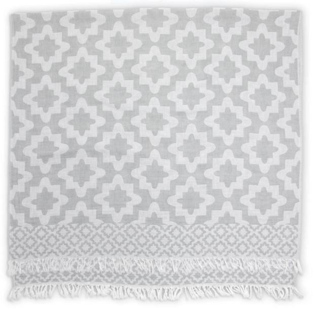 Turkish Towel - Palace - Grey