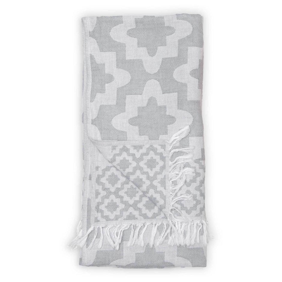 Turkish Towel - Palace - Grey
