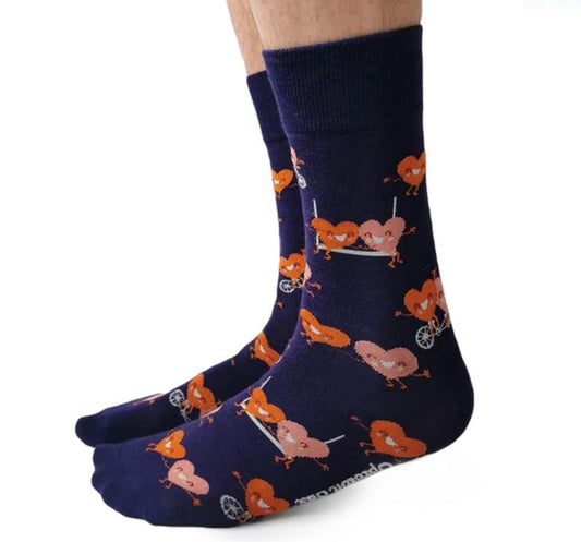 Tandem Hearts Crew Socks